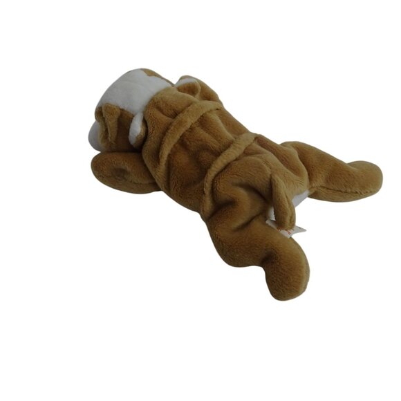 Vtg Ty Beanie Babies Wrinkles Bulldog Stuffed Animal Plush Toy 1996 7.5" - Picture 2 of 8